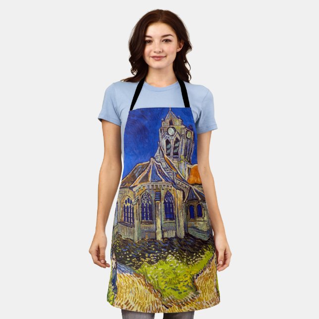 Vincent van Gogh - Die Kirche von Auvers Schürze (Getragen)