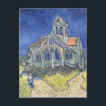 Vincent van Gogh | Die Kirche von Auvers-sur-Oise Postkarte<br><div class="desc">Die Kirche in Auvers-sur-Oise,  1890 | von Vincent van Gogh | Art Location: Museo d'Orsay,  Paris,  Frankreich | Dutch Artist | Image Collection number: XIR33823</div>