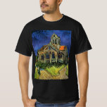 Vincent van Gogh - Die Kirche von Auvers T-Shirt<br><div class="desc">Die Kirche von Auvers (1890) von Vincent van Gogh ist ein Vintager Post-Impressionismus feiner Kunst architektonische religiöse Malerei. Eine Frau, die auf einem Weg zur Dorfkapelle spaziert, mit schönen Buntglasfenstern. Eine Szene der Alltagsarchitektur. Über den Künstler: Vincent Willem van Gogh (1853-1890) war ein postimpressionistischer Maler, dessen Werk besonders für seine...</div>