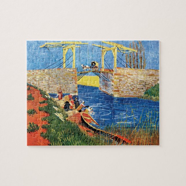 Vincent van Gogh - die Langlois Brücke bei Arles (Horizontal)