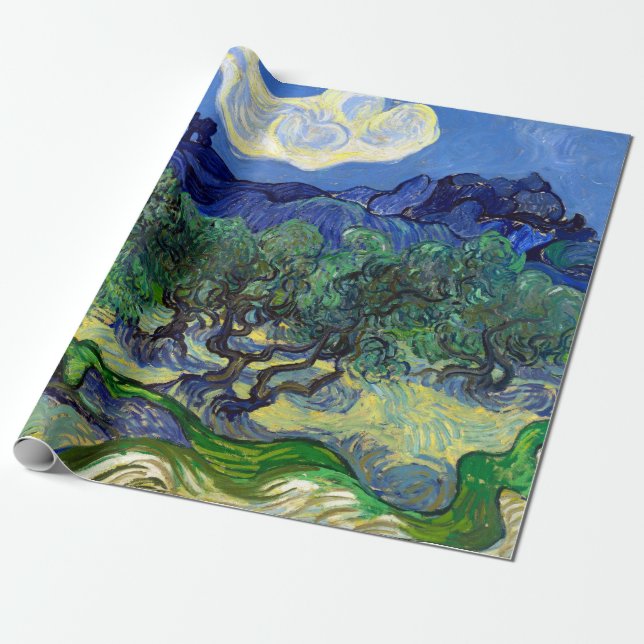 Vincent van Gogh Die Olivenbäume Geschenkpapier (Ungerollt)
