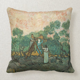 Vincent van Gogh die olivgrünen Pflücker, Kissen