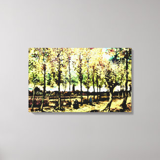 Vincent Van Gogh - Die Pappeln in Nuenen 3 Leinwanddruck