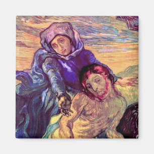 Vincent Van Gogh - Die Pietà - Jesus und Jungfrau Magnet
