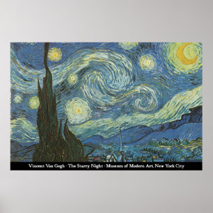 Vincent van Gogh - die sternenklare Nacht Poster