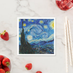 Vincent Van Gogh Die Sternennacht Fine Art Serviette