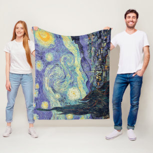 Vincent Van Gogh Die Sternennacht Fleecedecke