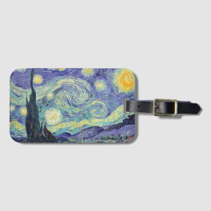 Vincent Van Gogh/ Die Sternennacht    Gepäckanhänger