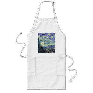 Vincent Van Gogh Die Sternennacht   Lange Schürze