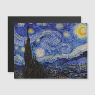 Vincent Van Gogh - Die Sternennacht Magnetkarte