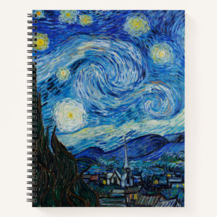 Vincent Van Gogh Die Sternennacht Notizbuch