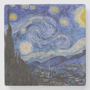 Vincent Van Gogh - Die Sternennacht Steinuntersetzer