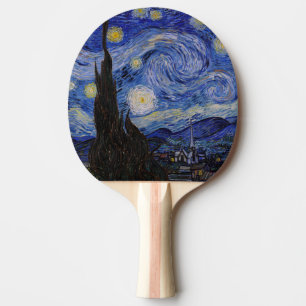 Vincent Van Gogh - Die Sternennacht Tischtennis Schläger