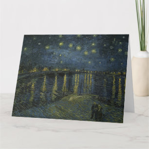 Vincent Van Gogh, die Sternennacht über der Rhone Karte