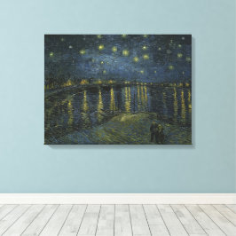 Vincent Van Gogh, die Sternennacht über der Rhone Leinwanddruck