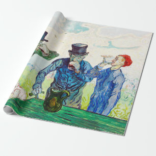 Vincent Van Gogh Die Trinker Fine Art Geschenkpapier