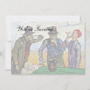 Vincent Van Gogh - Die Trinker - Kunstwerk Einladung