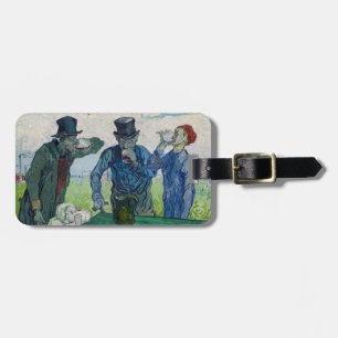 Vincent van Gogh - Die Trinker, nach Daumier Gepäckanhänger
