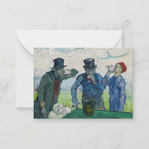 Vincent van Gogh - Die Trinker, nach Daumier Mitteilungskarte