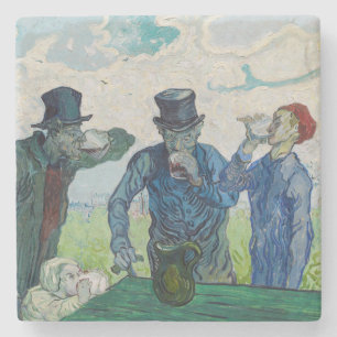 Vincent van Gogh - Die Trinker, nach Daumier Steinuntersetzer