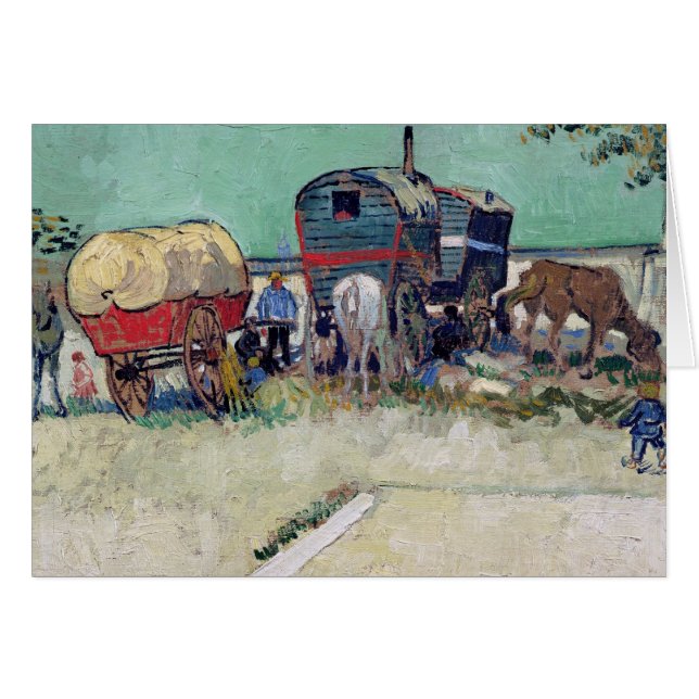 Vincent van Gogh | Die Wohnwagen, Sinti und Roma-C (Vorderseite (Horizontal))