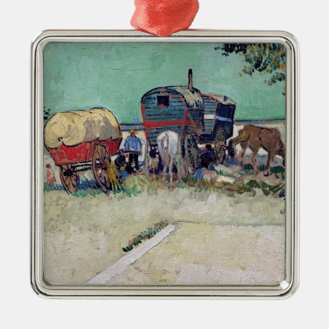 Vincent van Gogh | die Wohnwagen, Sinti und Silbernes Ornament (Vorne)