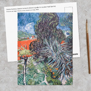 Vincent van Gogh - Doktor Gachets Garten Postkarte