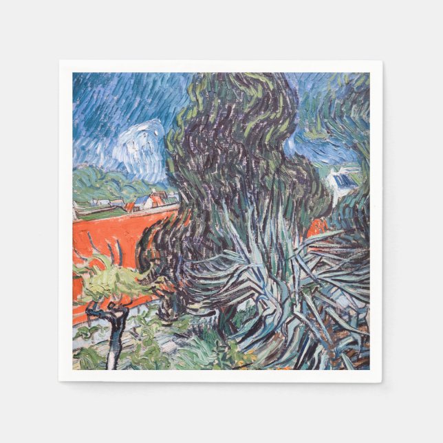 Vincent van Gogh - Doktor Gachets Garten Serviette (Vorderseite)