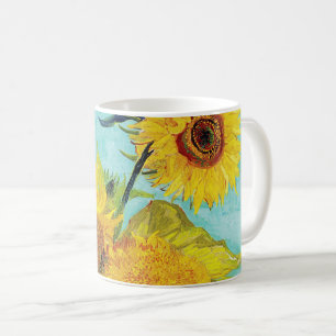 Vincent Van Gogh Drei Sonnenblumen in einer Vase K Kaffeetasse