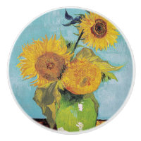 Vincent Van Gogh - Drei Sonnenblumen in einer Vase