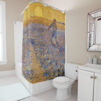 Vincent van Gogh - Dusche mit Setting Sun