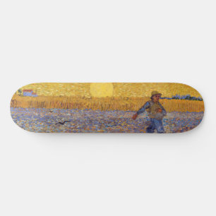 Vincent van Gogh - Dusche mit Setting Sun Skateboard