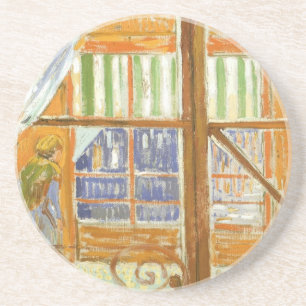Vincent van Gogh - Ein Fenster eines Schweinemetzg Getränkeuntersetzer