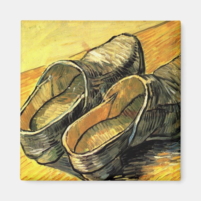 Vincent van Gogh - Ein Paar Lederklappen Magnet (Vorne)