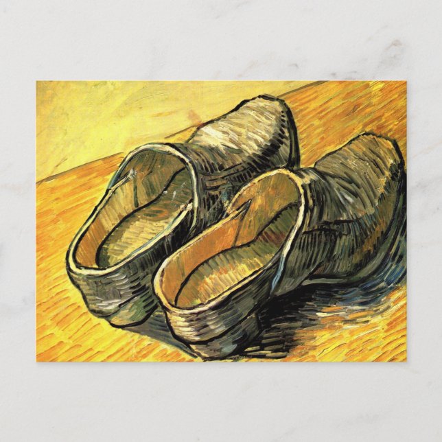 Vincent van Gogh - Ein Paar Lederklappen Postkarte (Vorderseite)
