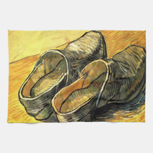 Vincent van Gogh - Ein Paar Lederschuhe Geschirrtuch