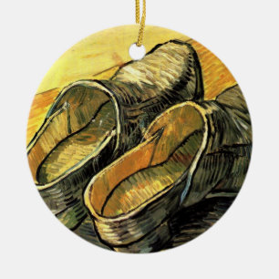 Vincent van Gogh - Ein Paar Lederschuhe Keramikornament