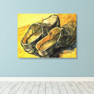 Vincent van Gogh - Ein Paar Lederschuhe Leinwanddruck