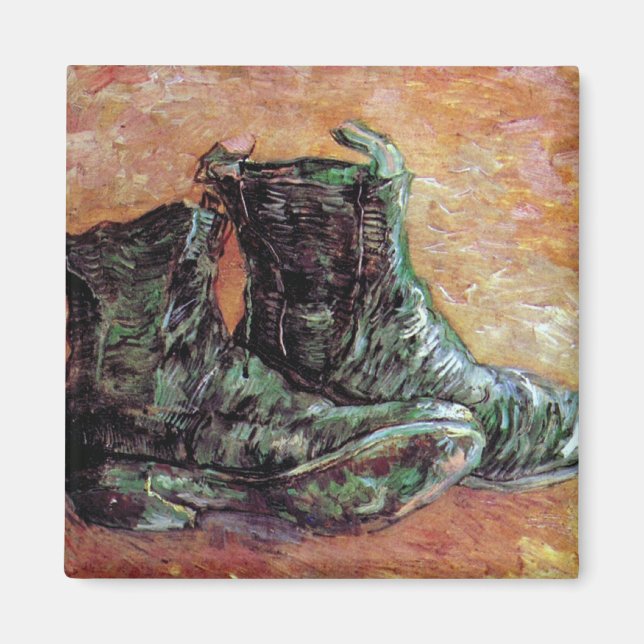 Vincent Van Gogh - ein Paar Schuhe Magnet (Vorne)