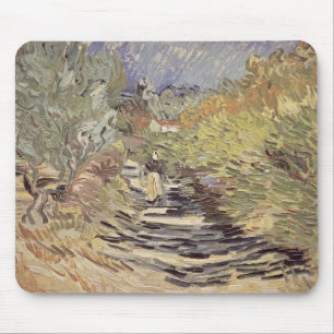 Vincent van Gogh   eine Straße in St. Remy Mousepad