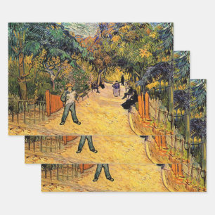 Vincent van Gogh - Eingang zum Public Park, Arles Geschenkpapier Set