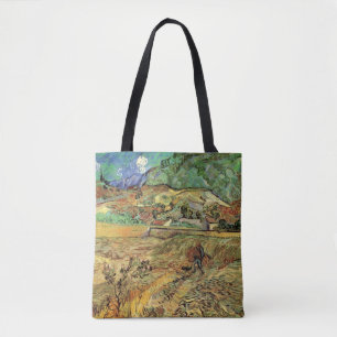 Vincent van Gogh - Eingefriedetes Weizenfeld mit B Tasche