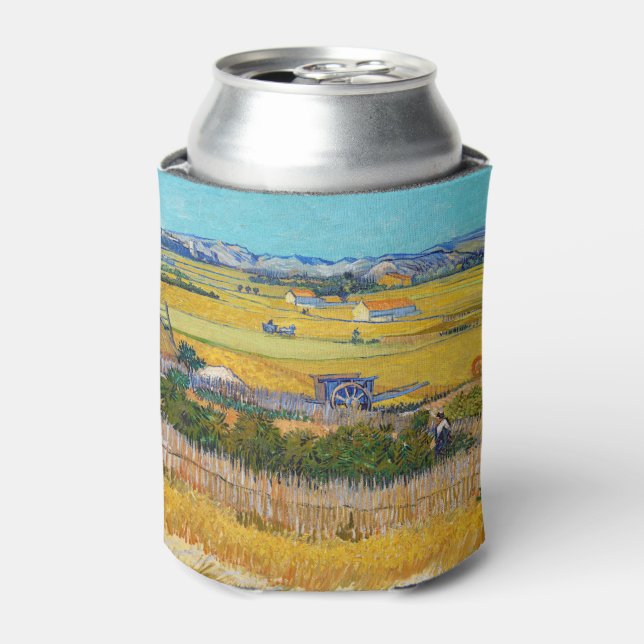 Vincent van Gogh - Ernte bei La Crau Dosenkühler (Kanne Vorderseite)
