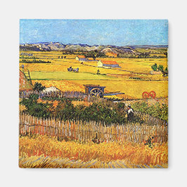 Vincent Van Gogh: Ernte bei La Crau Fine Art Magnet