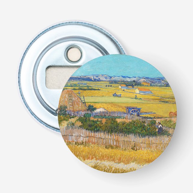 Vincent van Gogh - Ernte bei La Crau Flaschenöffner (Vorderseite)