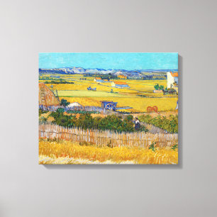 Vincent van Gogh - Ernte bei La Crau Leinwanddruck