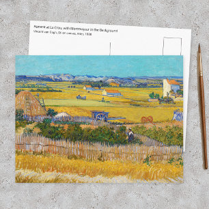 Vincent van Gogh - Ernte bei La Crau Postkarte