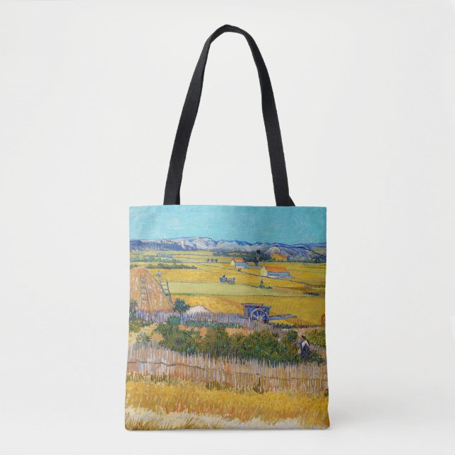 Vincent van Gogh - Ernte bei La Crau Tasche (Vorderseite)