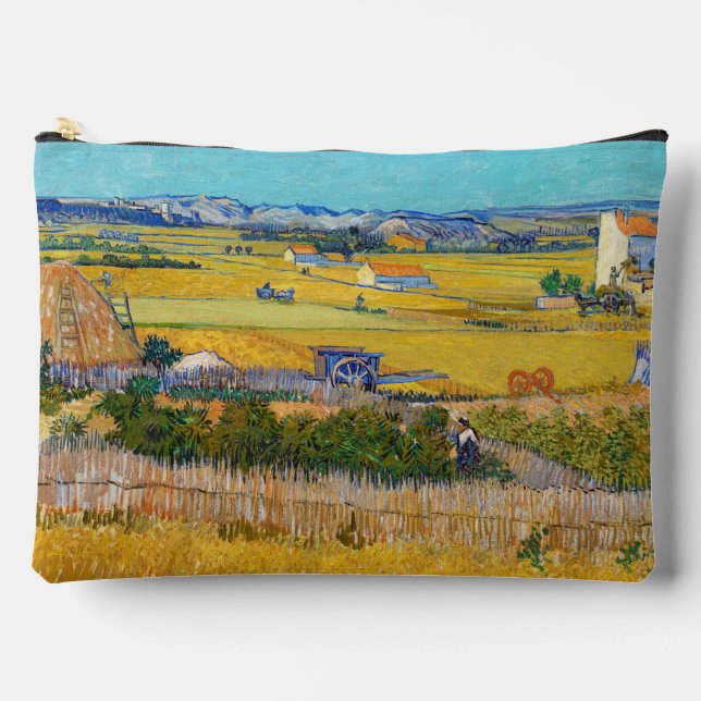 Vincent van Gogh - Ernte bei La Crau Zubehörtasche (Vorderseite)