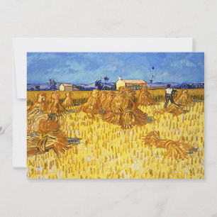 Vincent van Gogh - Ernte in der Provence Dankeskarte